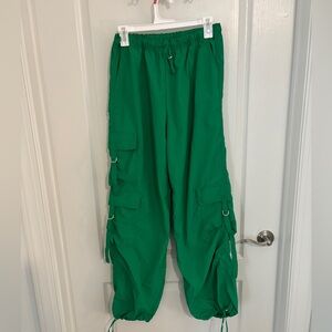 Green Parachute Pants